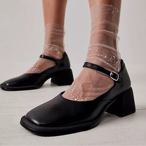 Free People x Vagabond Womens Shoes Mary Jane Heels Ansie US 9/9.5 EU 40